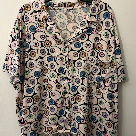 Tik Tok Halloween Eyeball Pajama Set - Picture 6 of 7